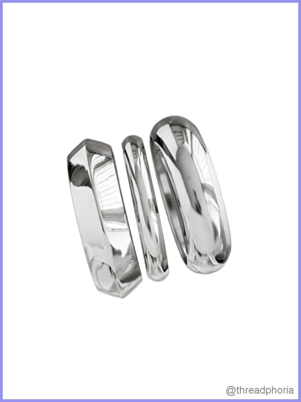 Chunky Bangle Bracelet Set for Women Wide Cuff Stackable 18K Gold Plated